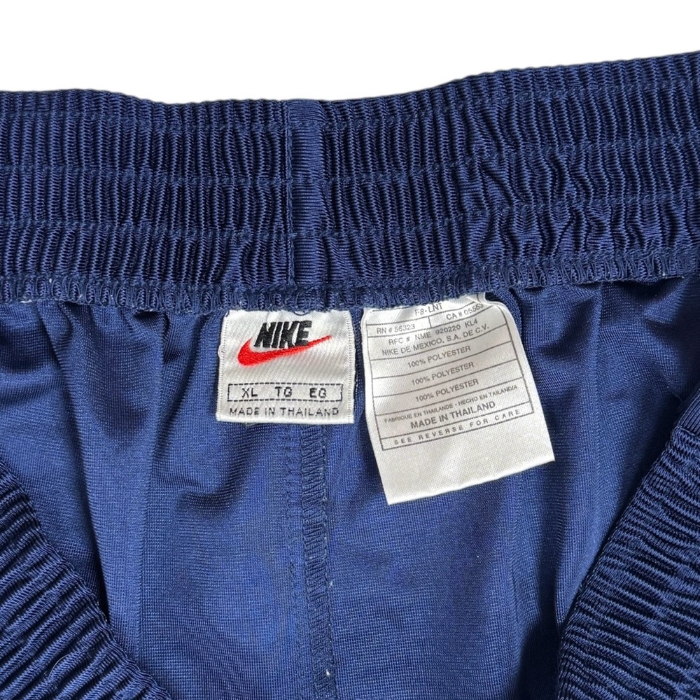 Vintage Nike Pants Mens XL Blue Snap Button Tear Break Away Dazzle Basketball - Picture 8 of 13